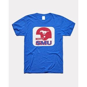 SMU Blue Graphic Short Sleeve Tee